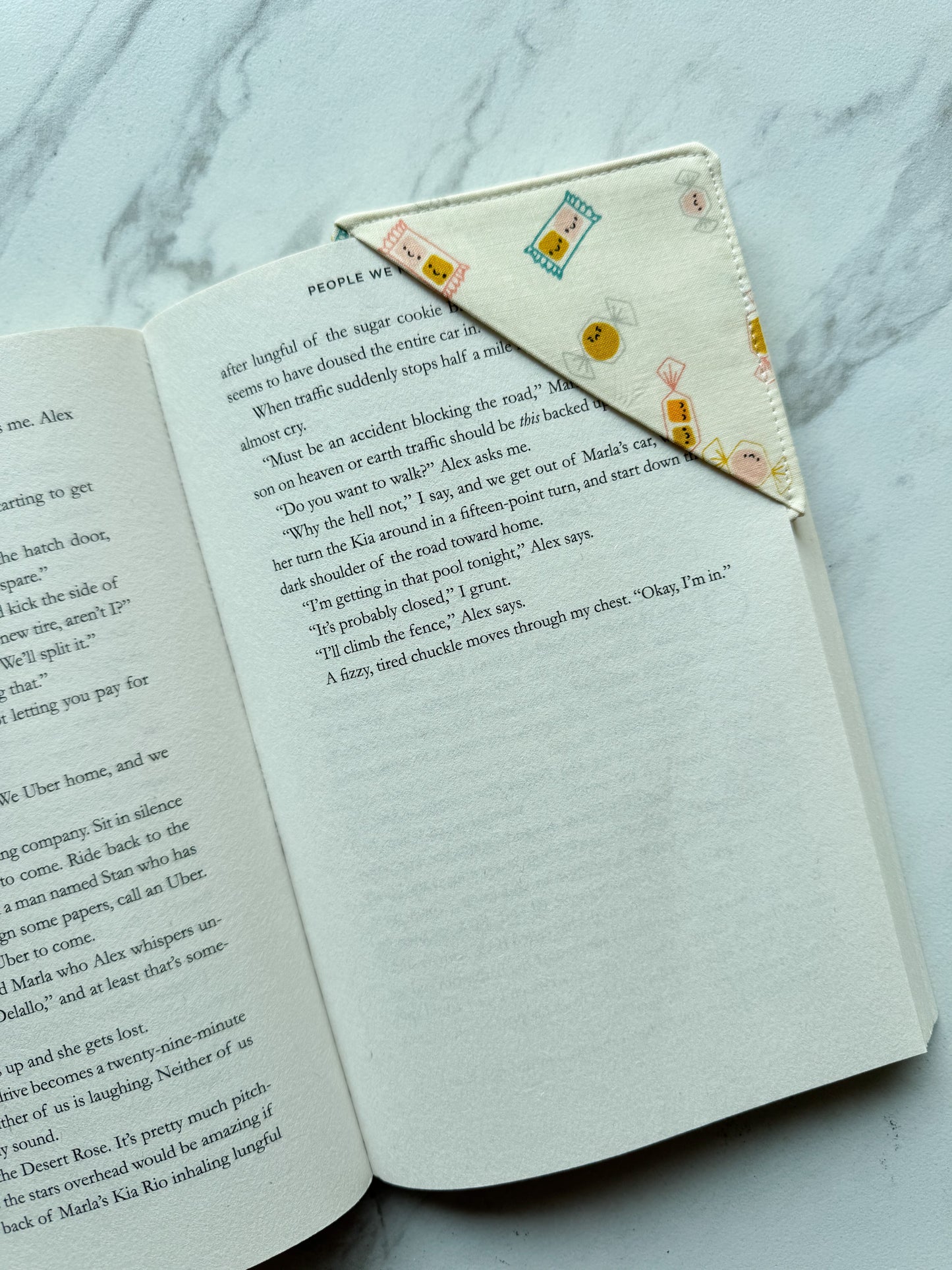 Ivory Mini Candy Corner Bookmark