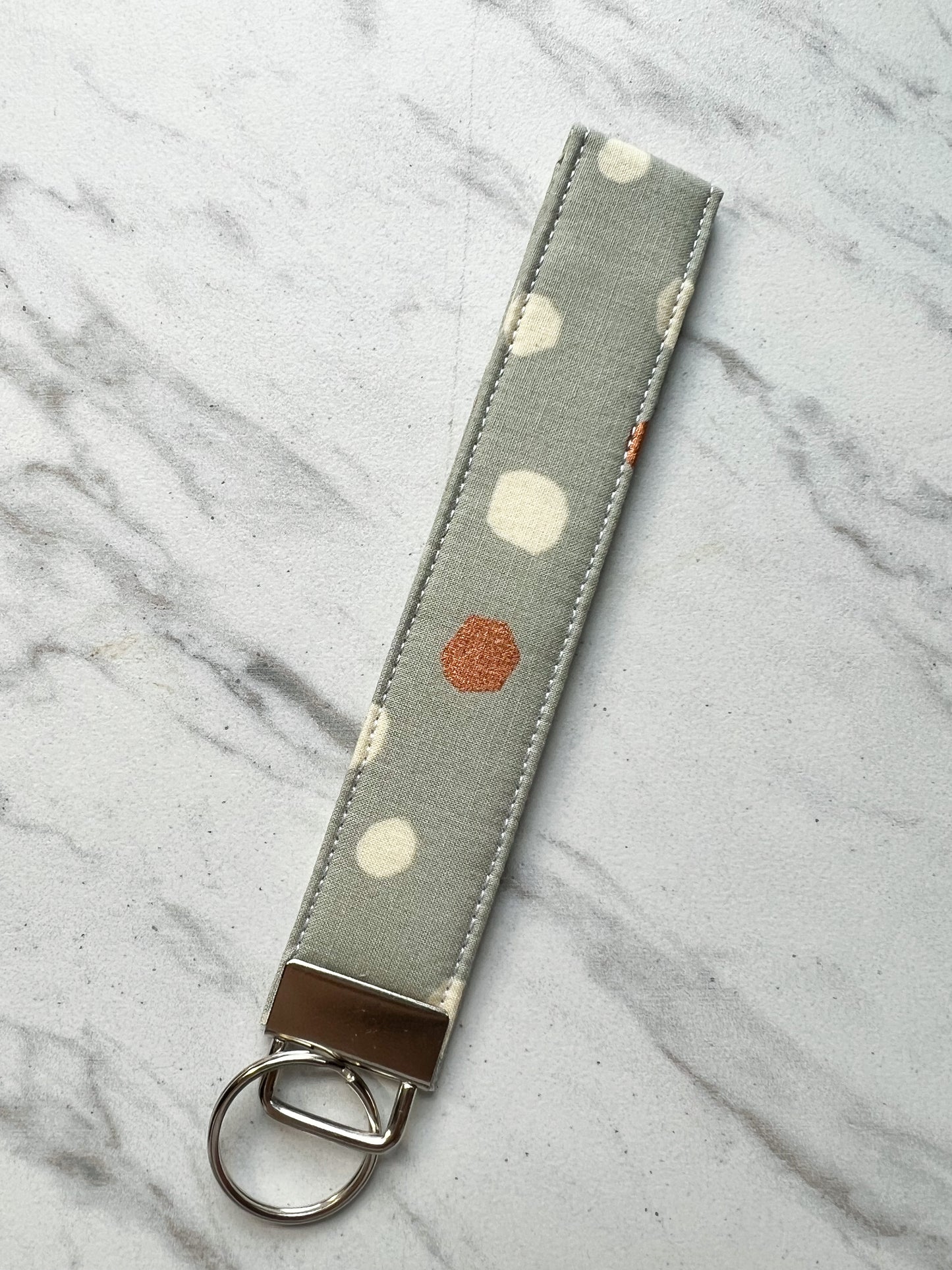 Shimmer Dot Key Wristlet