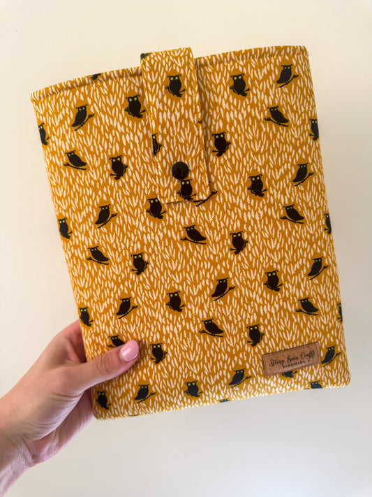 GLOW: Yellow Owl Book Sleeve
