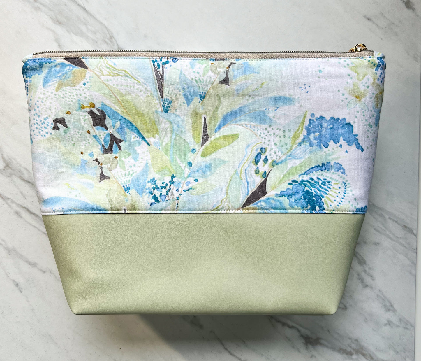 Lake Blossom Floral Fran Pouch